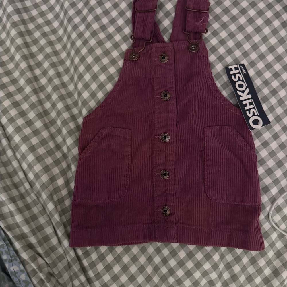 OshKosh B'gosh Kids Plum Corduroy Overalls